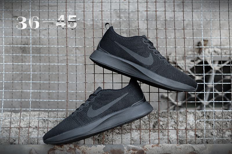 Nike Dualtone Racer All Black Shoes